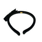 Gucci Headband Interlocking G Black Rhinestone Ribbon — view 2