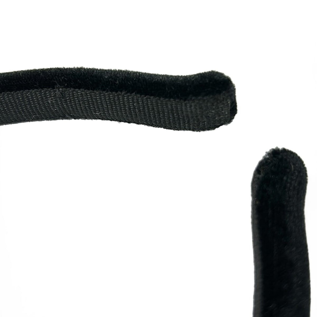 Gucci Headband Interlocking G Black Rhinestone Ribbon — view 6