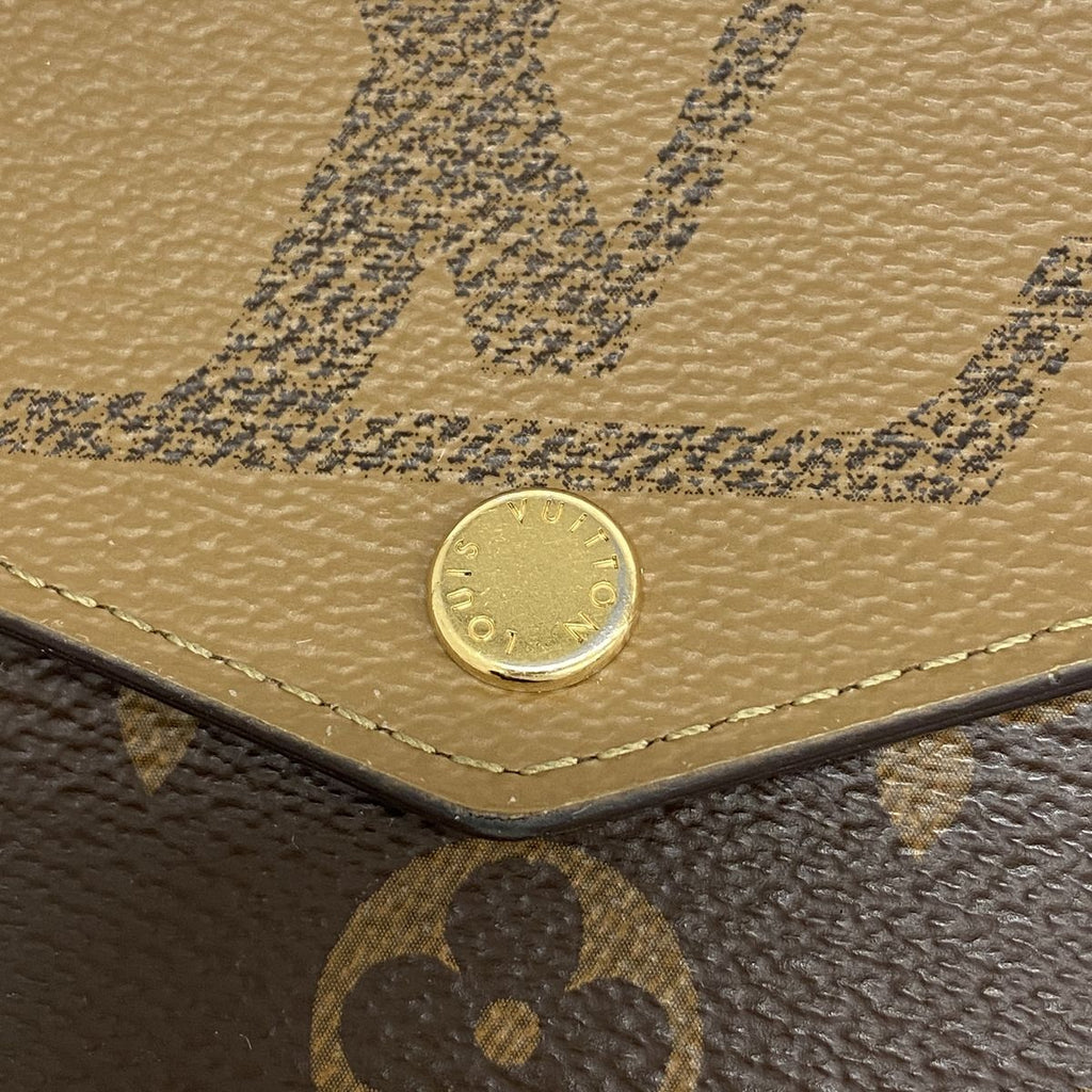 Louis Vuitton Wallet Monogram Giant Reverse Portefeuille Sarah Brown — view 8