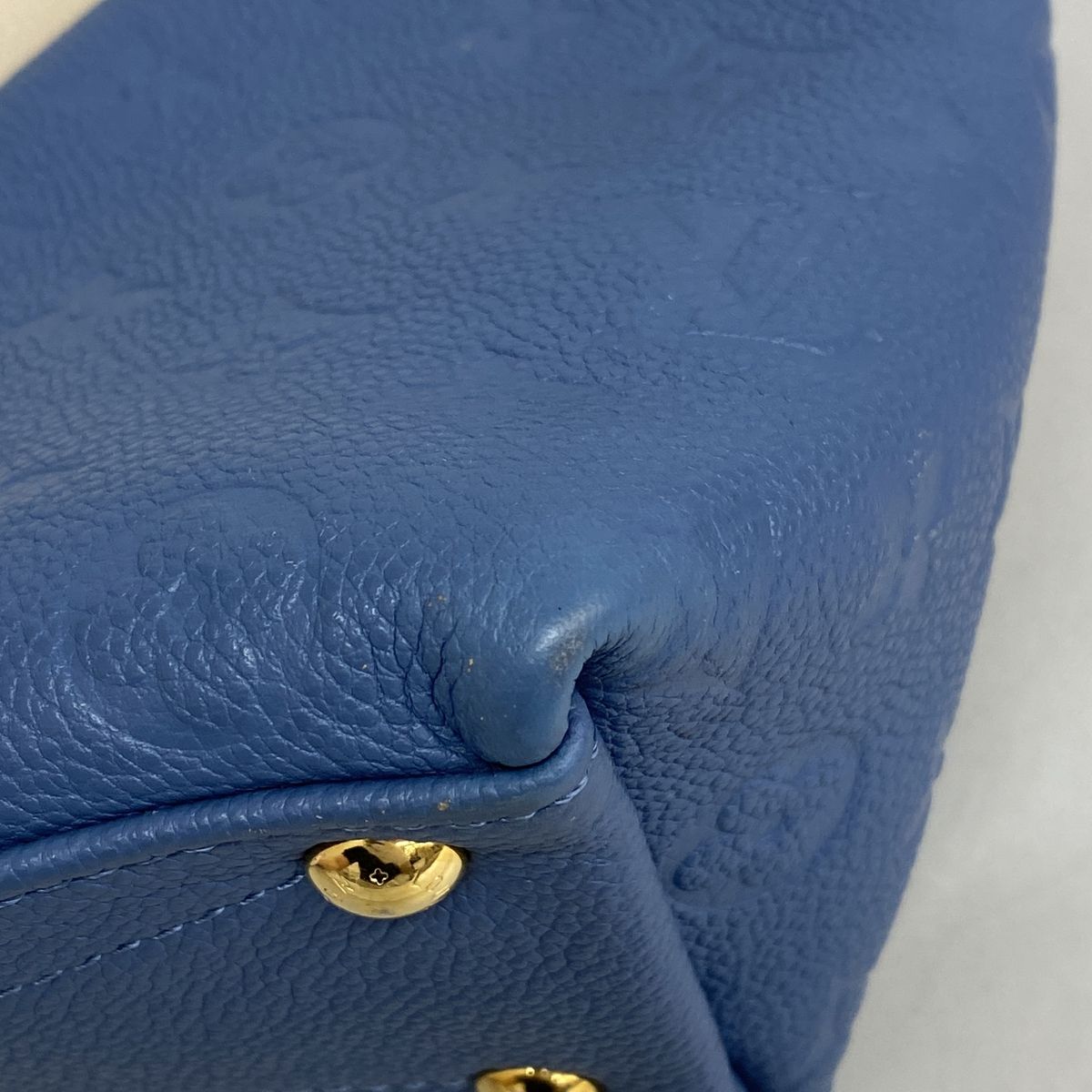 Louis Vuitton Handbag Monogram Empreinte Tote BB Blue Jean 2-Way — view 6