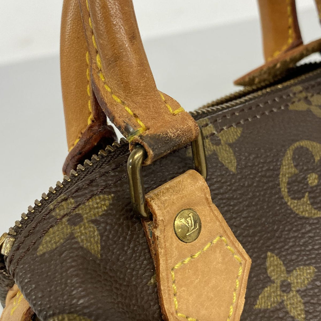 Louis Vuitton Handbag Monogram Mini Speedy Brown — view 8