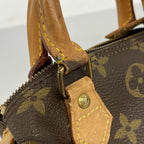 Louis Vuitton Handbag Monogram Mini Speedy Brown — view 8