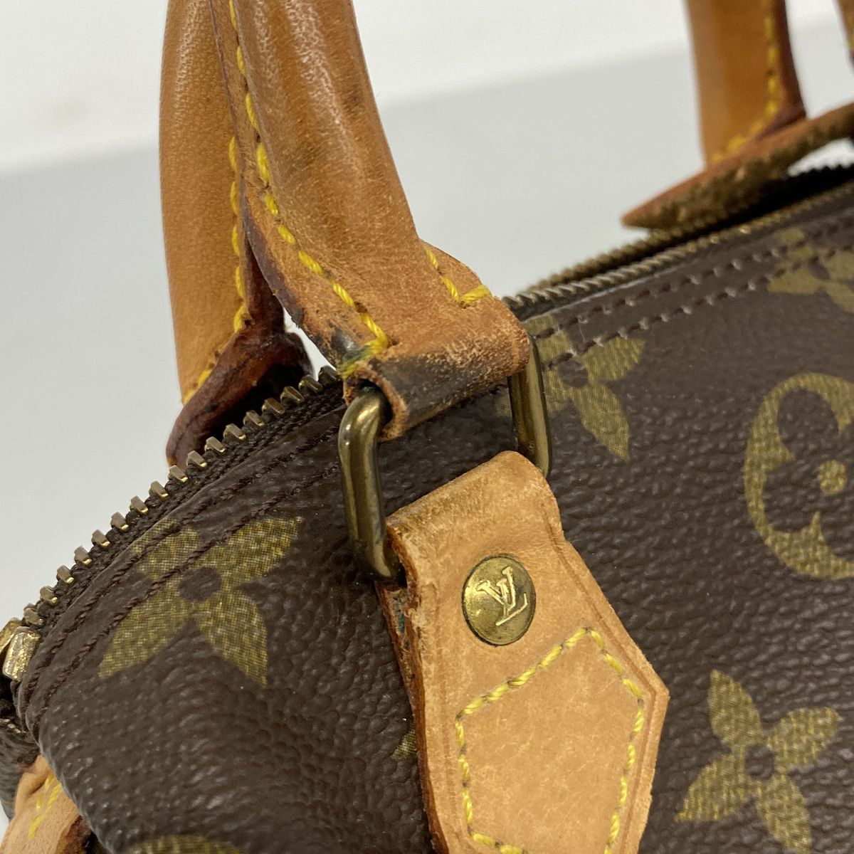 Louis Vuitton Handbag Monogram Mini Speedy Brown — view 8