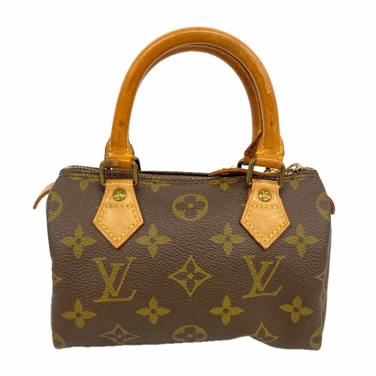 Louis Vuitton Handbag Monogram Mini Speedy Brown