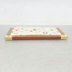 Louis Vuitton Coin Purse Monogram Multicolor Pochette Cles Blanc — view 2
