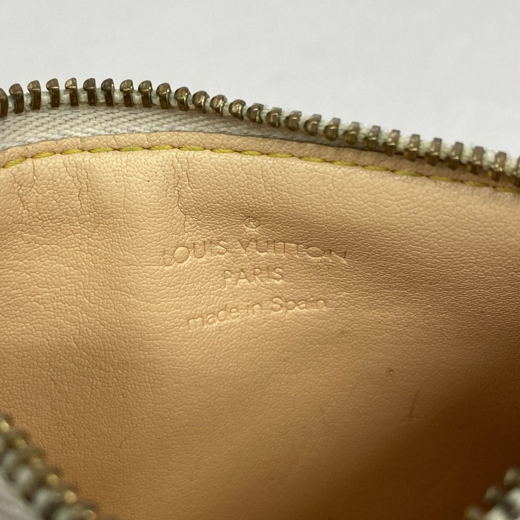 Louis Vuitton Coin Purse Monogram Multicolor Pochette Cles Blanc — view 4