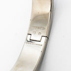 Hermes Bangle Clic Clac PM Metal Silver Blue Bracelet — view 5