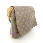 Louis Vuitton Shoulder Bag Monogram Musette Tango Short Strap Brown — view 2