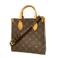 Louis Vuitton Tote Bag Monogram Sac Plat BB Brown 2-Way