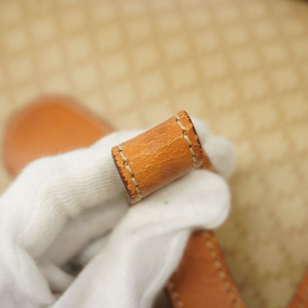 Celine Handbag Macadam Brown Gold — view 8