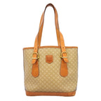 Celine Handbag Macadam Brown Gold