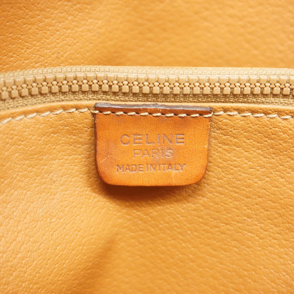 Celine Handbag Macadam Brown Gold — view 5