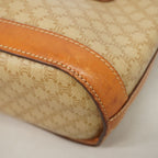 Celine Handbag Macadam Brown Gold — view 7