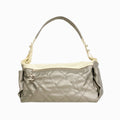 Chanel Shoulder Bag Paris Biarritz Canvas Gray Silver