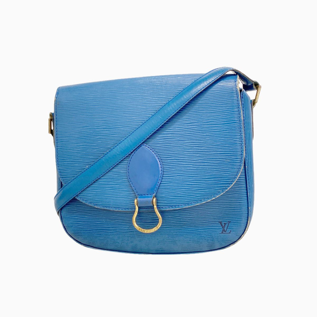 Louis Vuitton Shoulder Bag Epi Saint-cloud Toledo Blue