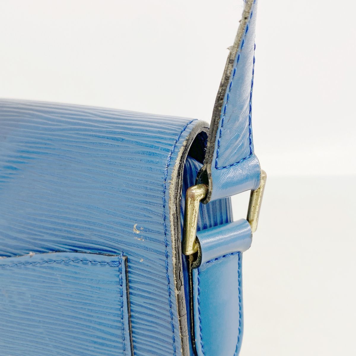 Louis Vuitton Shoulder Bag Epi Saint-cloud Toledo Blue — view 8