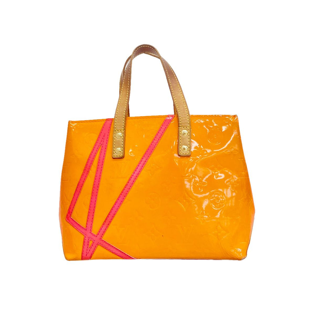 Louis Vuitton Handbag Vernis Fluo Reade PM Orange