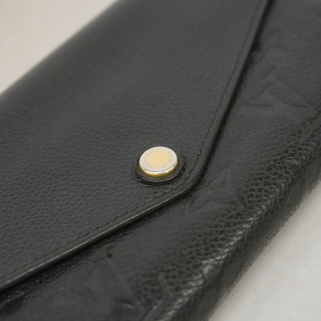 Louis Vuitton Wallet Monogram Empreinte Portefeuille Sarah Noir — view 7