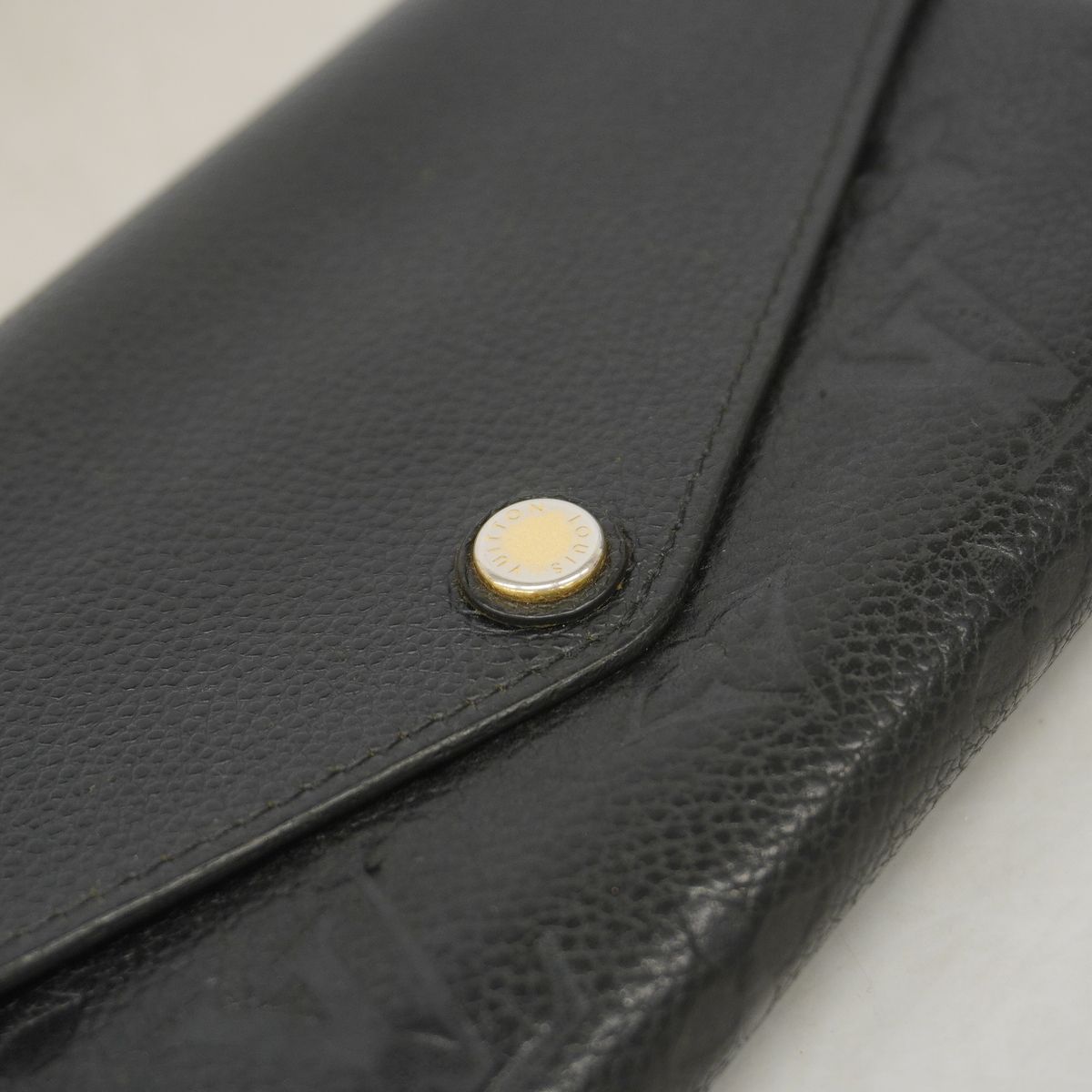 Louis Vuitton Wallet Monogram Empreinte Portefeuille Sarah Noir — view 7
