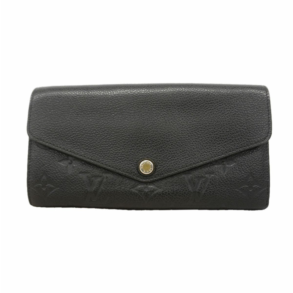 Louis Vuitton Wallet Monogram Empreinte Portefeuille Sarah Noir