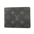 Louis Vuitton Billfold Monogram Eclipse Portefeuille Slender Black Wallet