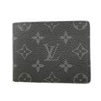 Louis Vuitton Billfold Monogram Eclipse Portefeuille Slender Black Wallet
