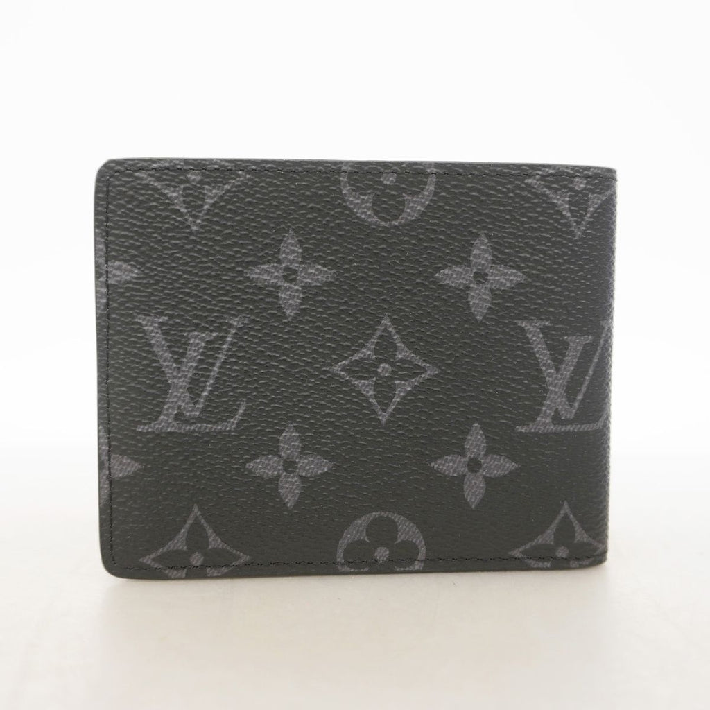 Louis Vuitton Billfold Monogram Eclipse Portefeuille Slender Black Wallet — view 7
