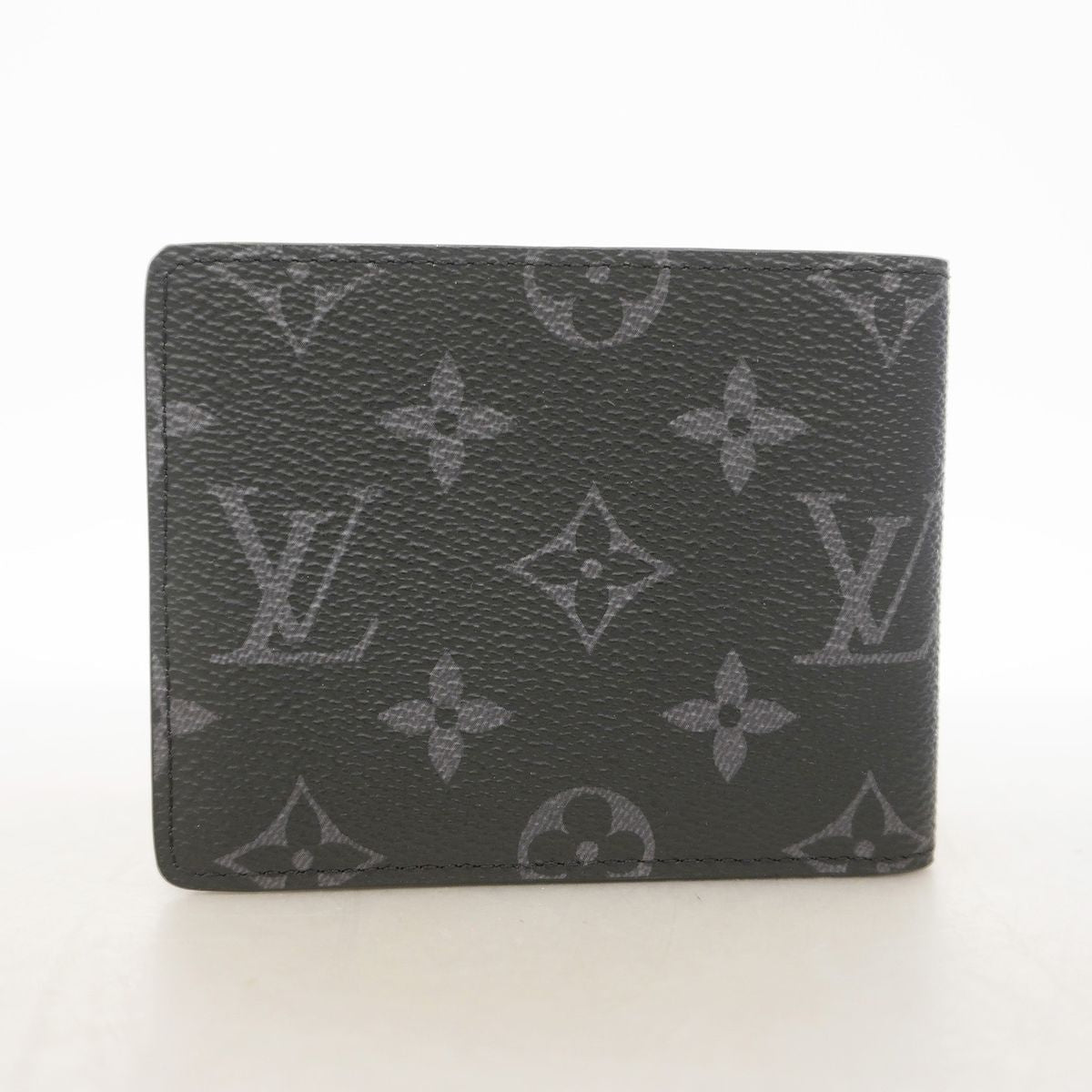 Louis Vuitton Billfold Monogram Eclipse Portefeuille Slender Black Wallet — view 7