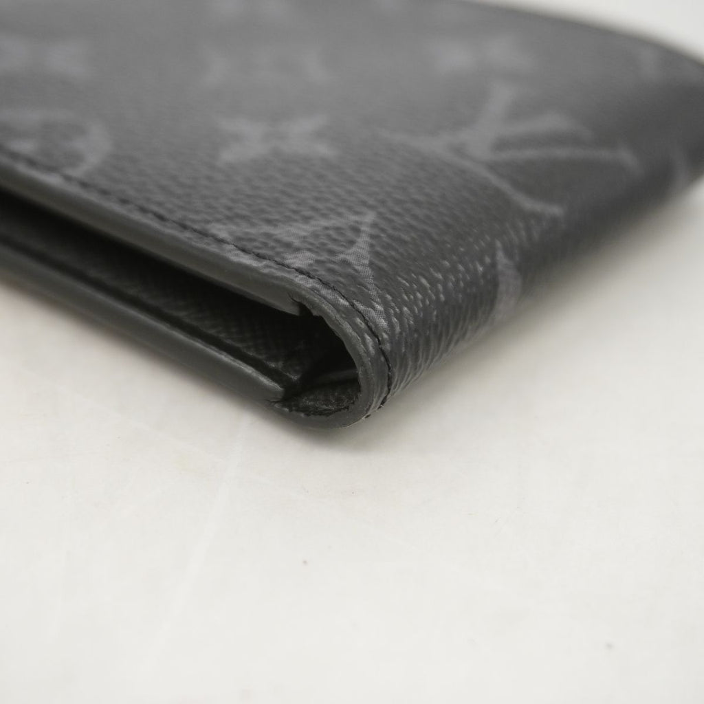 Louis Vuitton Billfold Monogram Eclipse Portefeuille Slender Black Wallet — view 6