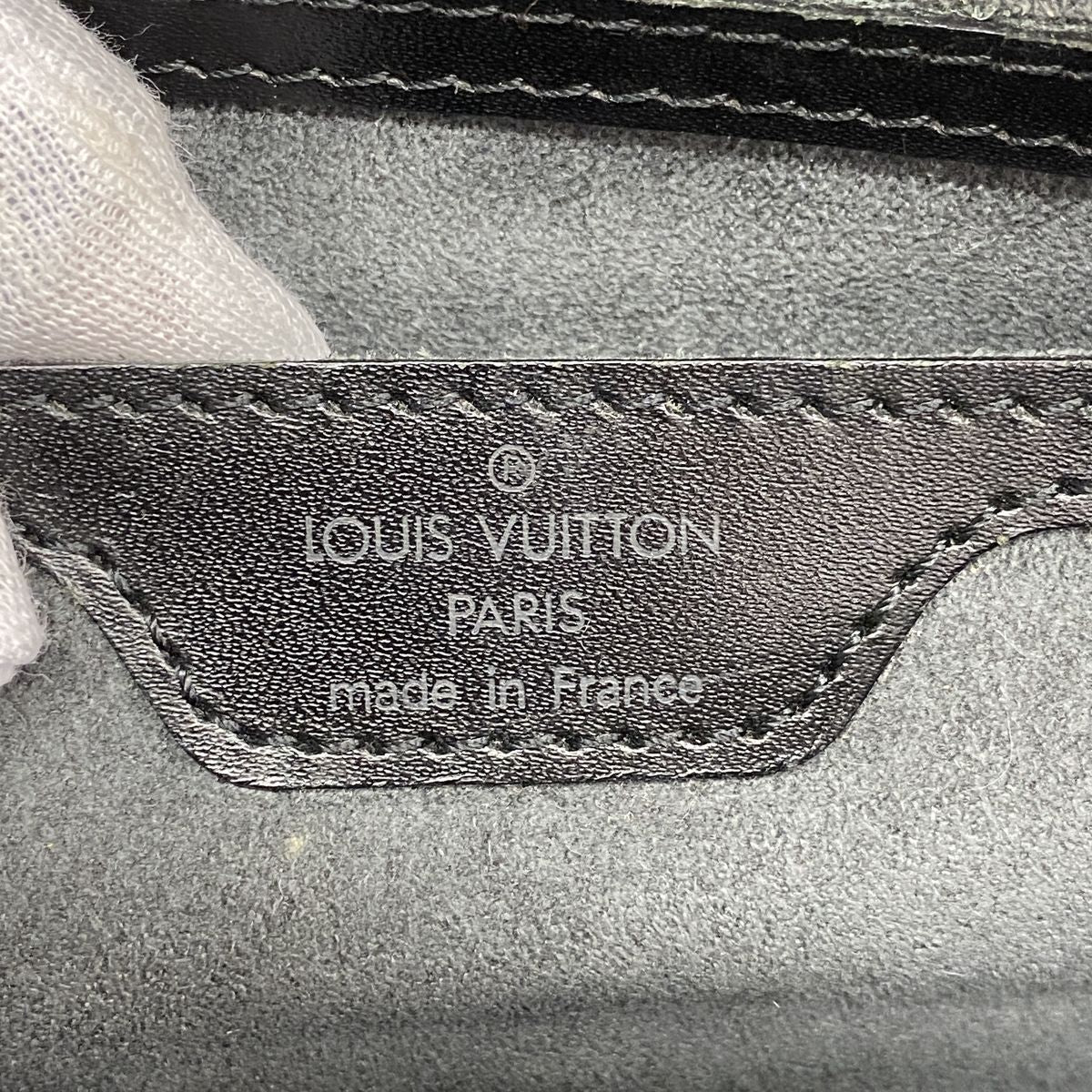 Louis Vuitton Handbag Epi Soufflot Noir — view 5