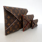 Louis Vuitton Pouch Monogram Pochette Kirigami Brown — view 2