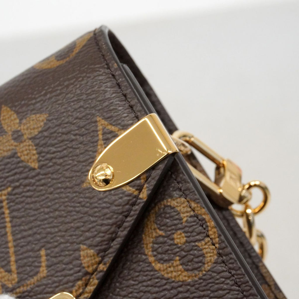 Louis Vuitton Phone Pouch Monogram Metis Brown — view 7