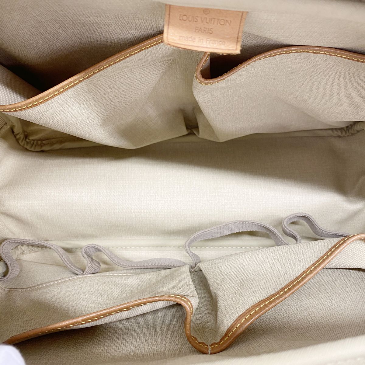 Louis Vuitton Handbag Monogram Deauville Brown — view 4