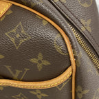 Louis Vuitton Handbag Monogram Deauville Brown — view 8