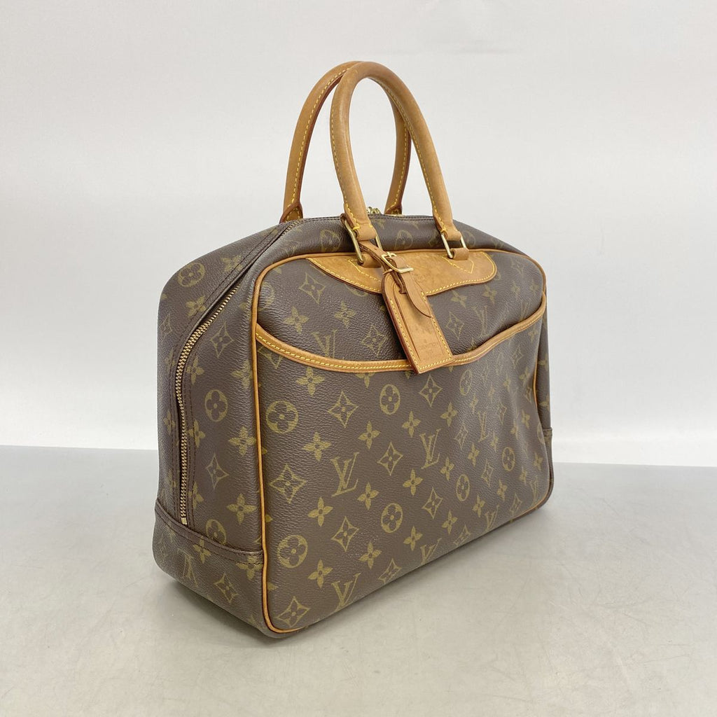 Louis Vuitton Handbag Monogram Deauville Brown — view 2