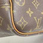 Louis Vuitton Handbag Monogram Deauville Brown — view 6