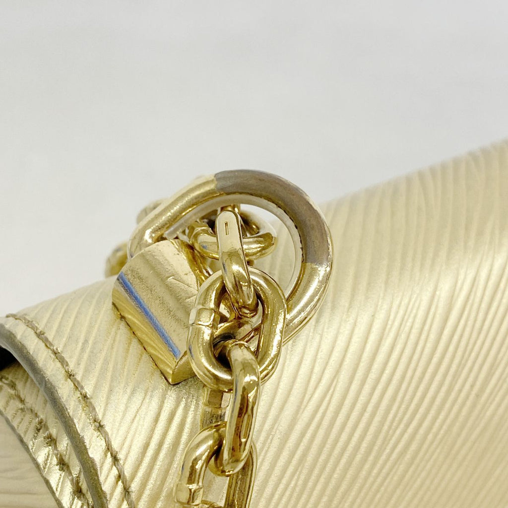 Louis Vuitton Shoulder Bag Epi Twist PM Gold — view 8