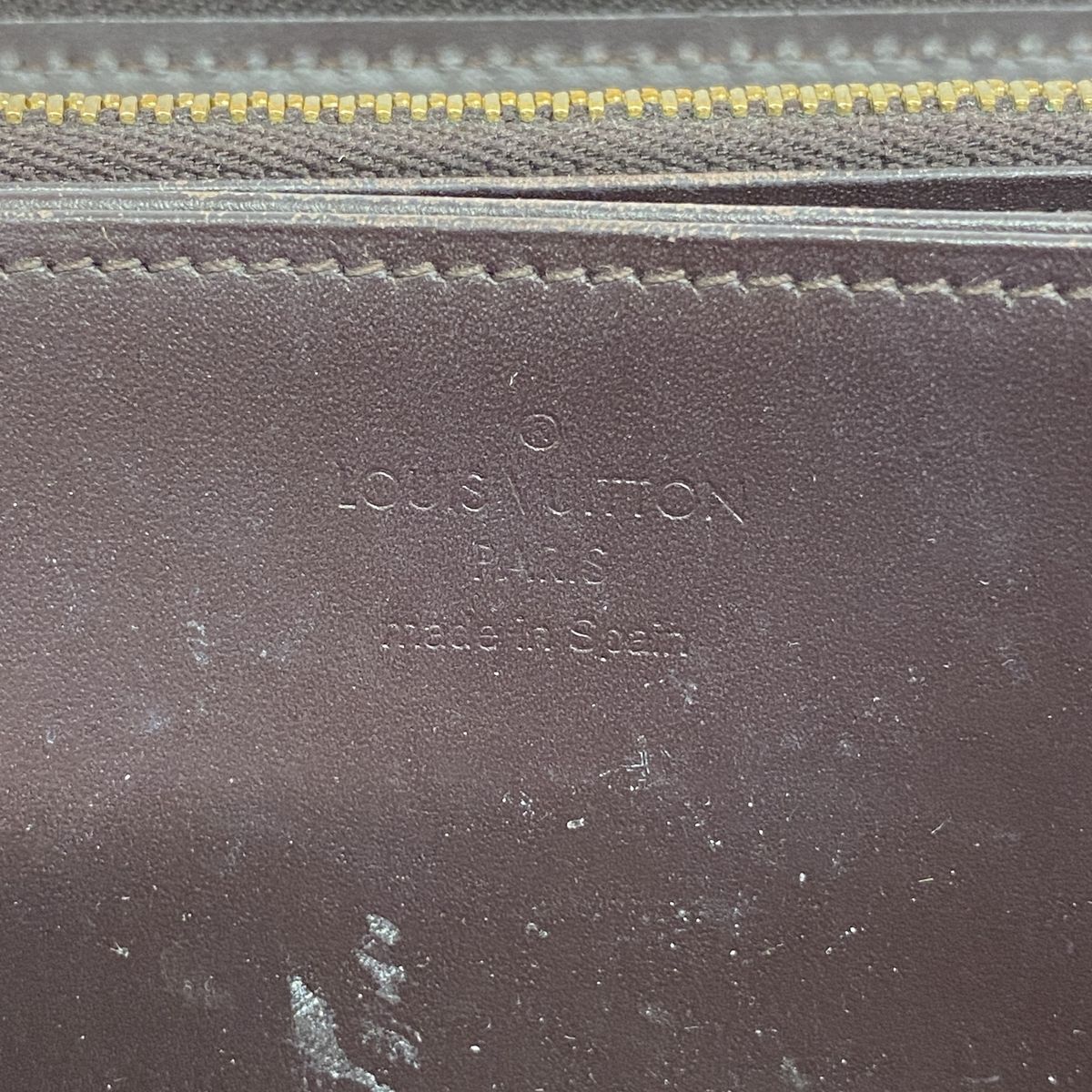 Louis Vuitton Wallet Vernis Zippy Amarante — view 4