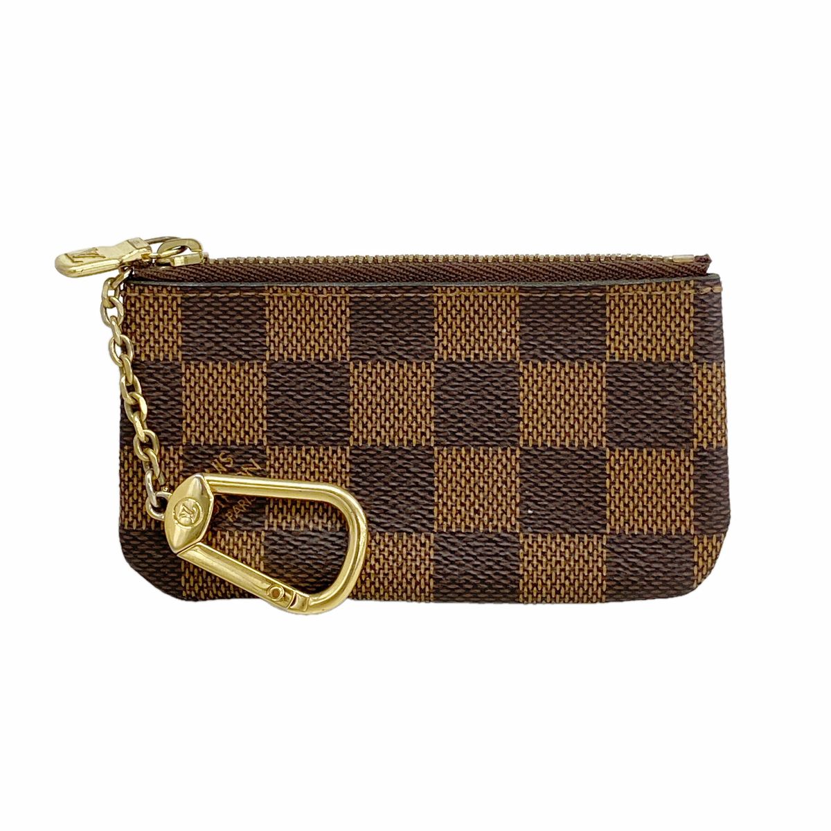 Louis Vuitton Coin Purse Damier Pochette Cles Ebene