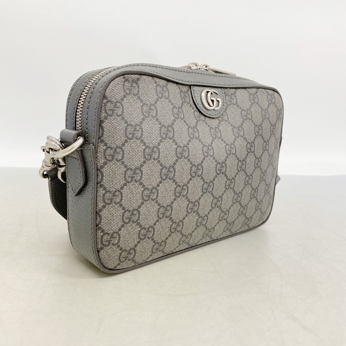 Gucci Shoulder Bag Ophidia Gray Silver — view 2
