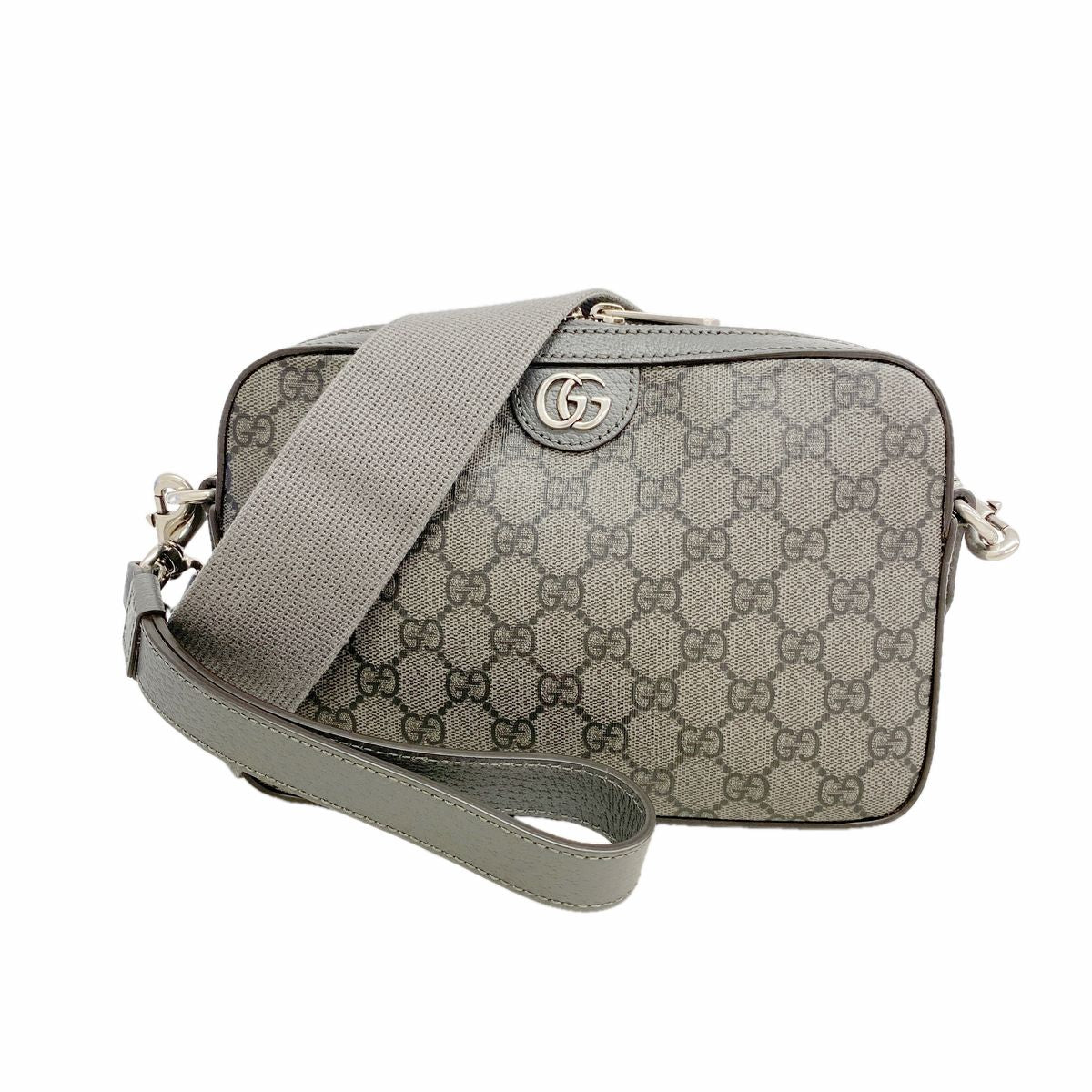 Gucci Shoulder Bag Ophidia Gray Silver