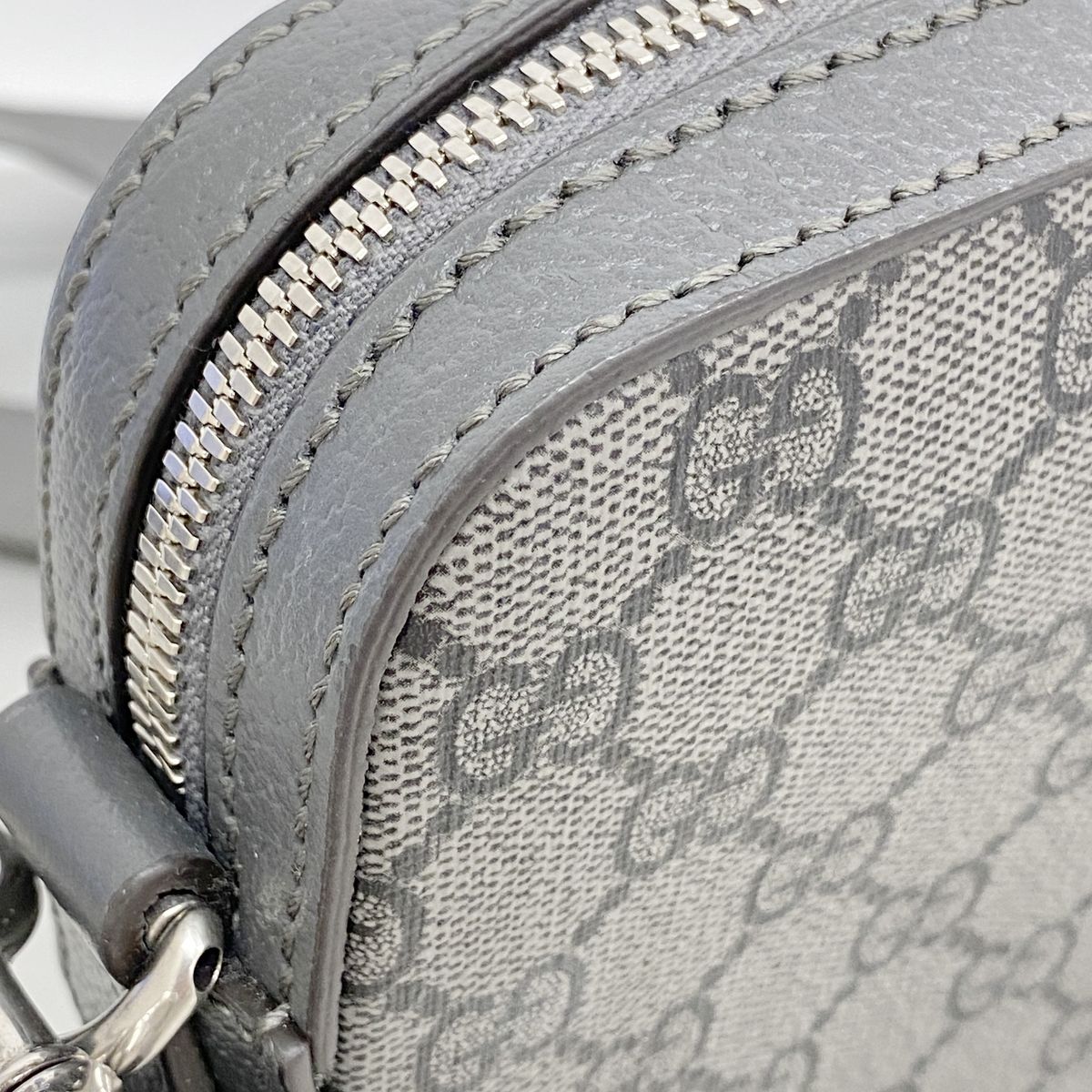 Gucci Shoulder Bag Ophidia Gray Silver — view 6