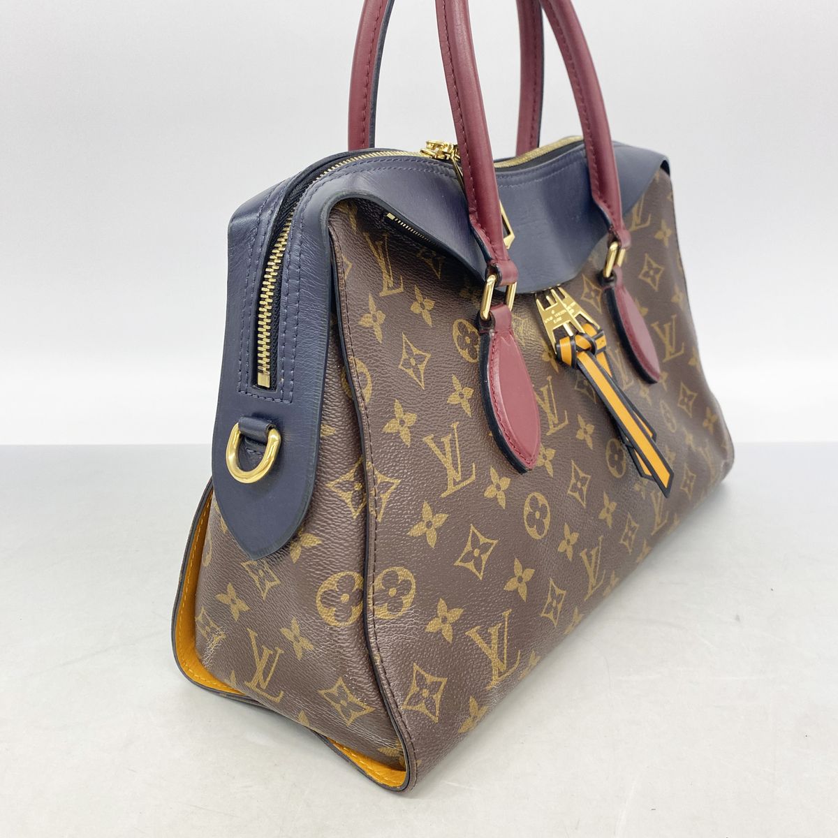 Louis Vuitton Handbag Monogram Tuileries Tote Marine Bordeaux 2-Way — view 2