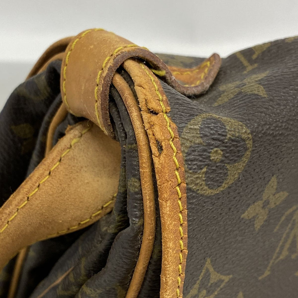 Louis Vuitton Shoulder Bag Monogram Saumur 35 Brown — view 8