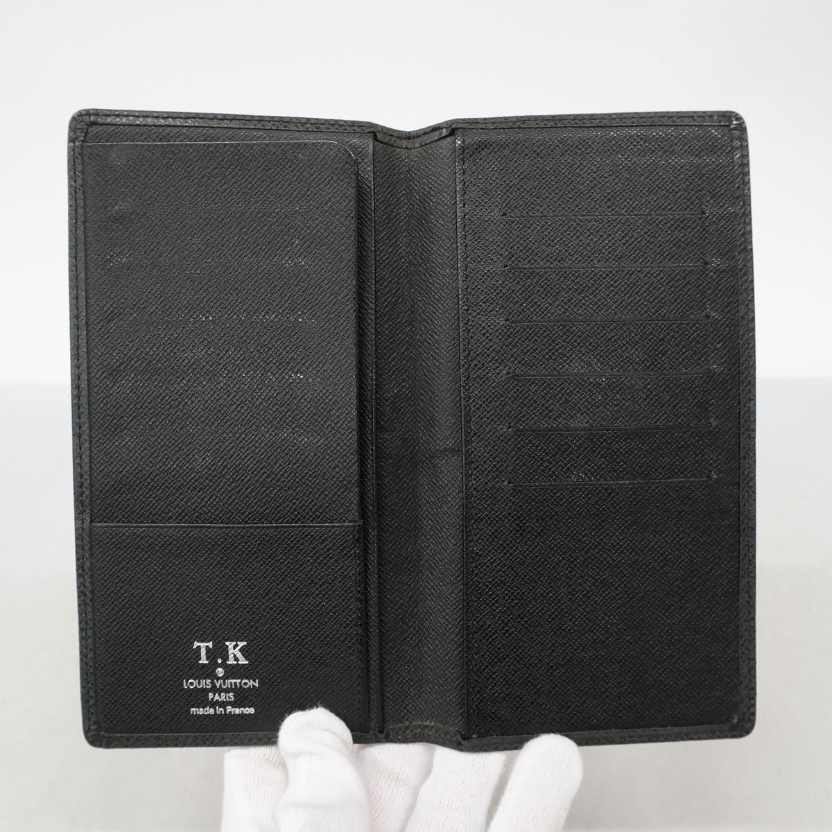 Louis Vuitton Billfold Taiga Porte Valeurs Cartes Credit Ardoise Wallet — view 4