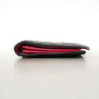 Chanel Wallet Cambon Lambskin Black White Silver — view 3