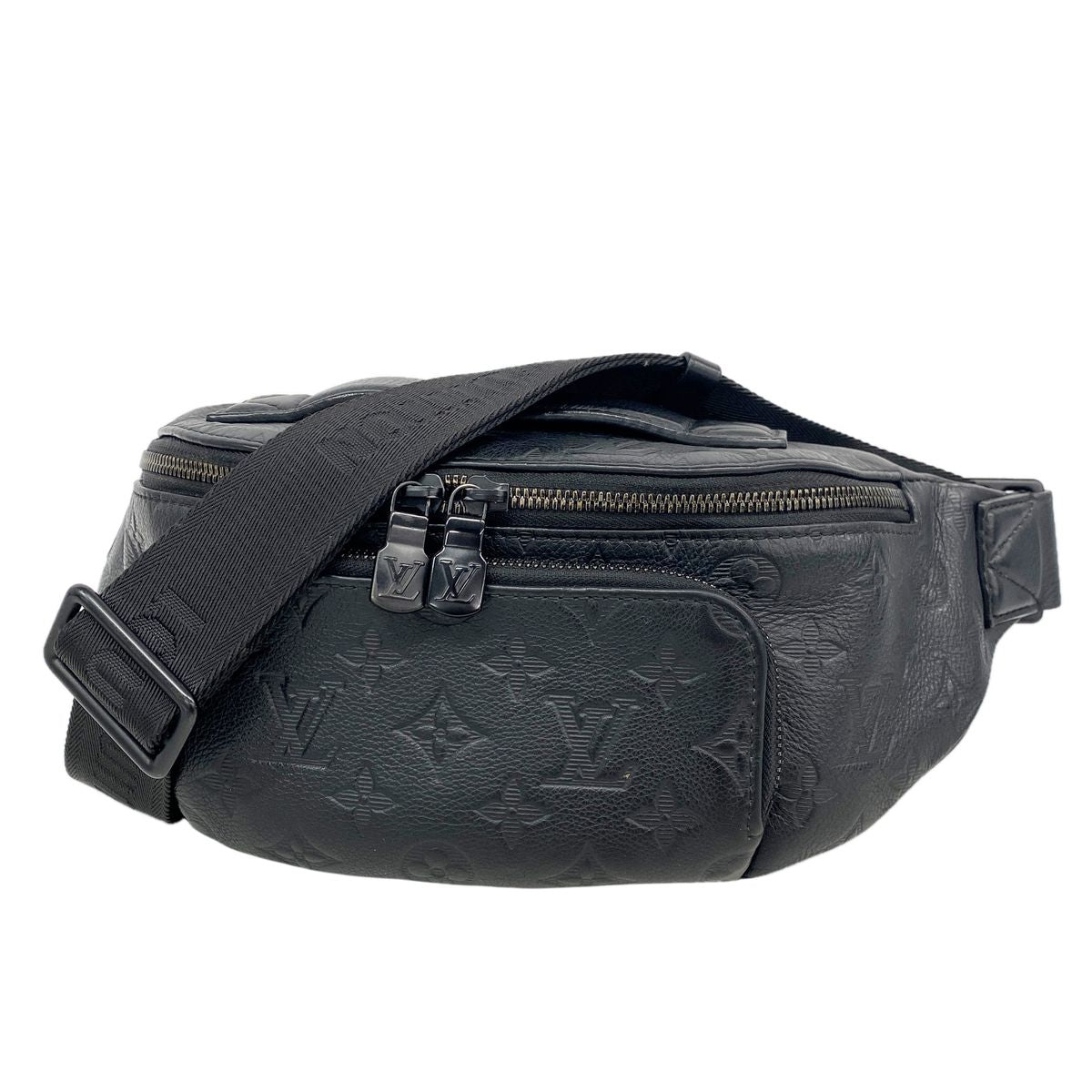 Louis Vuitton Belt Bag Monogram Shadow Rush Bumbag Black
