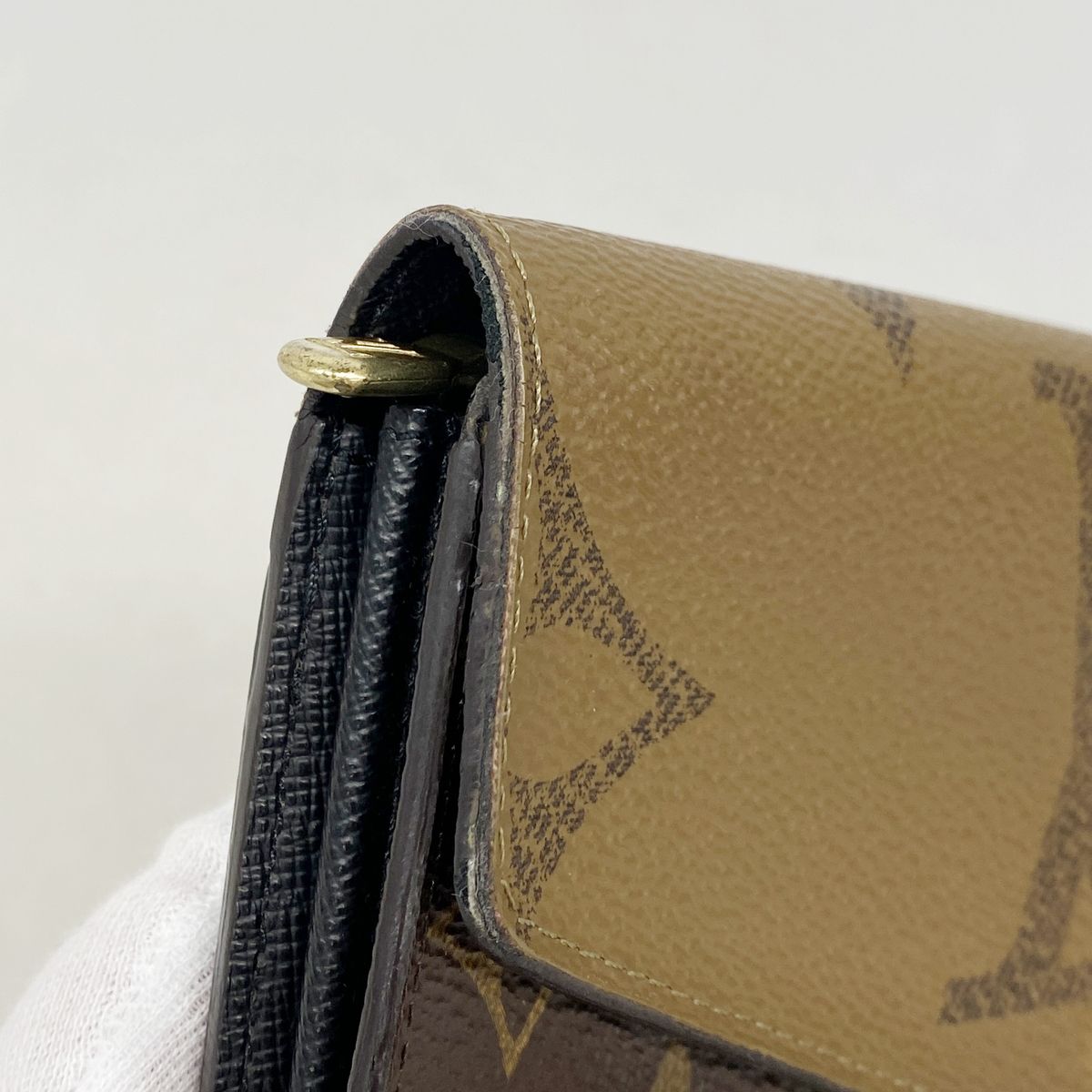 Louis Vuitton Wallet Monogram Giant Reverse Portefeuille Sarah Brown — view 6