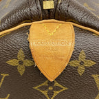Louis Vuitton Boston Bag Monogram Keepall 45 Brown — view 5