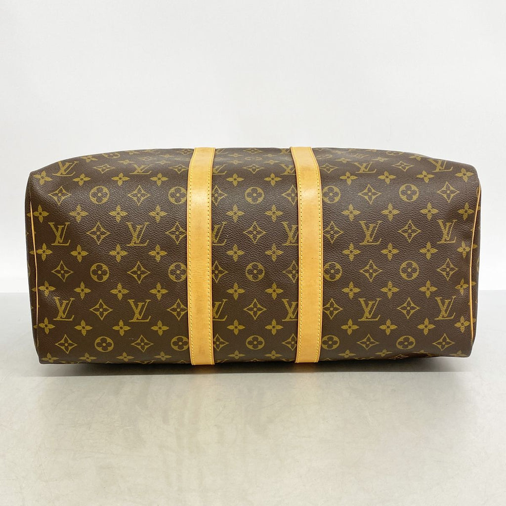 Louis Vuitton Boston Bag Monogram Keepall 45 Brown — view 3